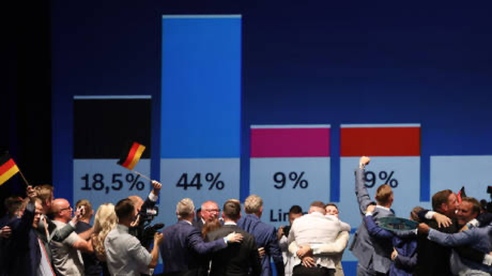 Source-supplied image for: AfD claims landslide victory in Germany’s regional election – preliminary results