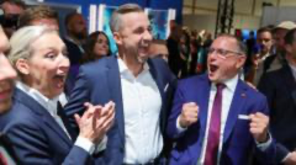 Source-supplied image for: Germany's far-right AfD hails big victory in east, but falls short of majority